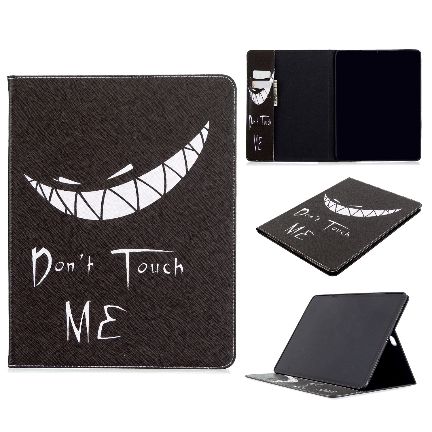 Printing Surface Leather Wallet Stand Case for iPad Pro 12.9-inch (2020)