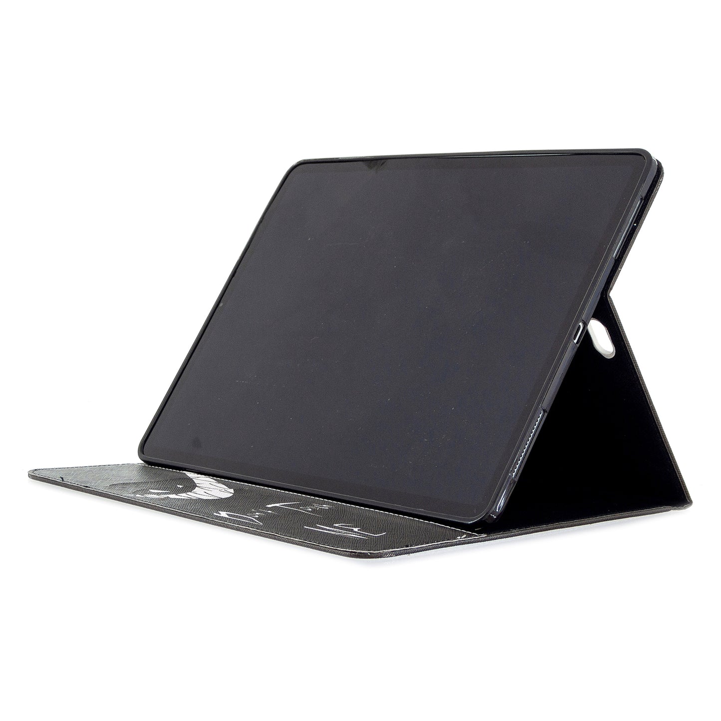 Printing Surface Leather Wallet Stand Case for iPad Pro 12.9-inch (2020)