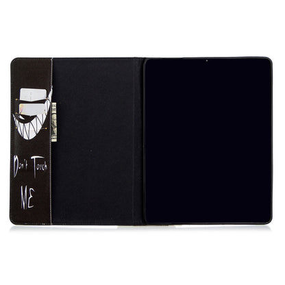 Printing Surface Leather Wallet Stand Case for iPad Pro 12.9-inch (2020)