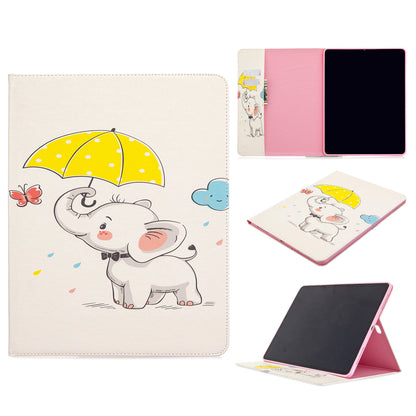 Printing Surface Leather Wallet Stand Case for iPad Pro 12.9-inch (2020)