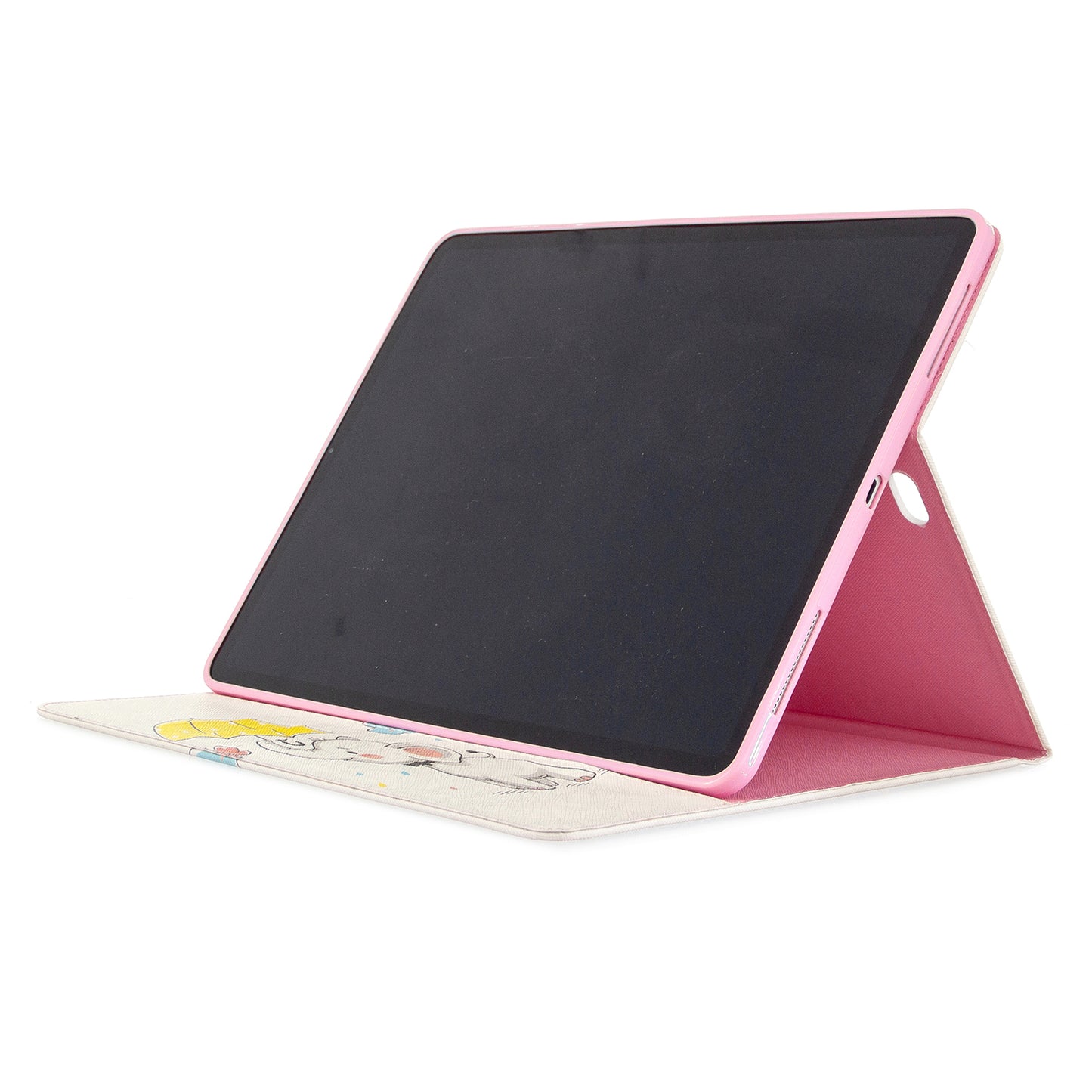 Printing Surface Leather Wallet Stand Case for iPad Pro 12.9-inch (2020)