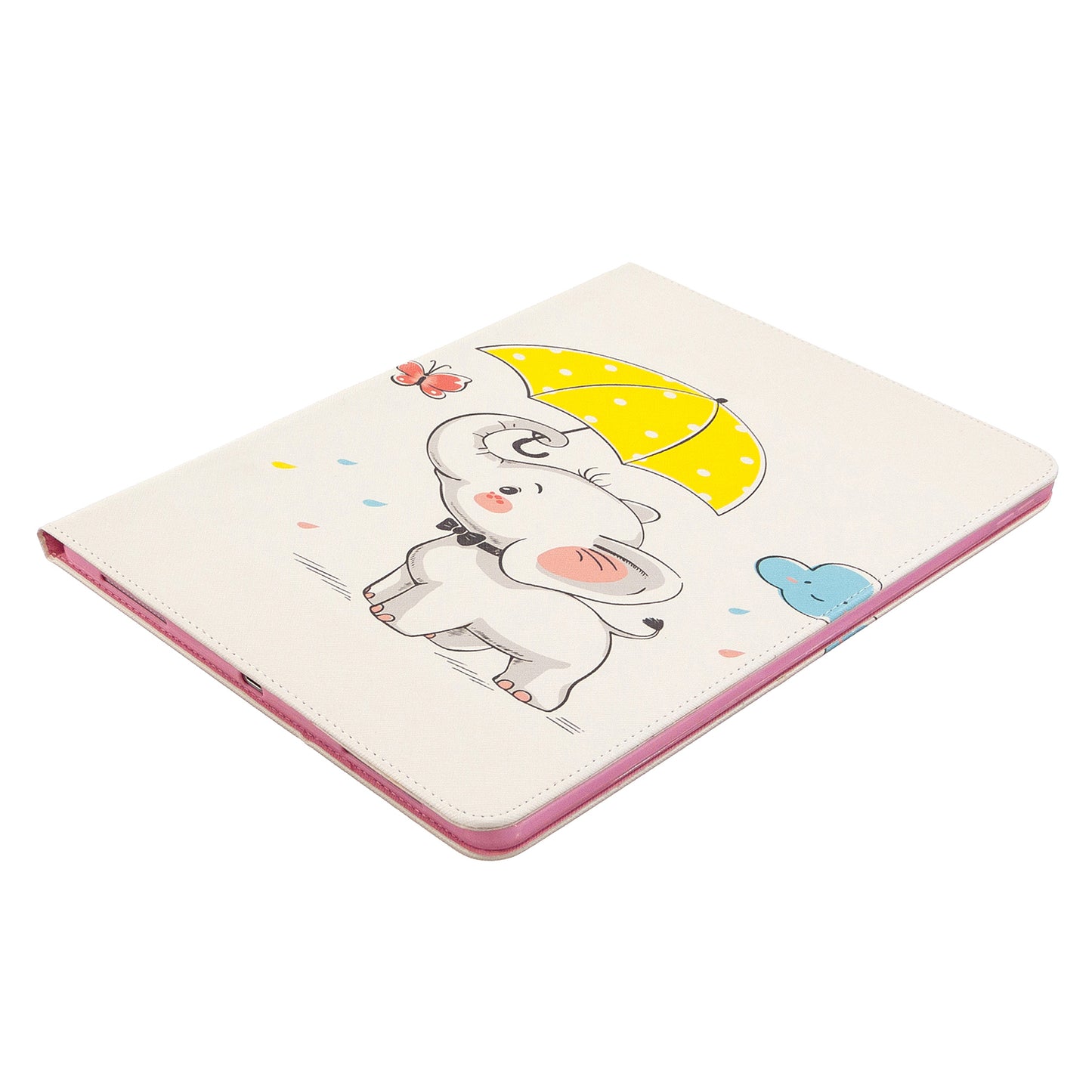 Printing Surface Leather Wallet Stand Case for iPad Pro 12.9-inch (2020)