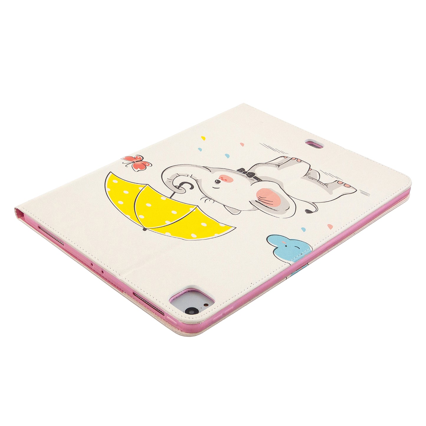 Printing Surface Leather Wallet Stand Case for iPad Pro 12.9-inch (2020)
