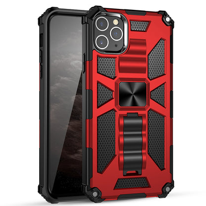 Shockproof Invisible Kickstand PC + TPU Combo Case for iPhone 11 Pro 5.8 inch