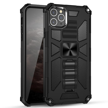 Shockproof Invisible Kickstand PC + TPU Combo Case for iPhone 11 Pro 5.8 inch
