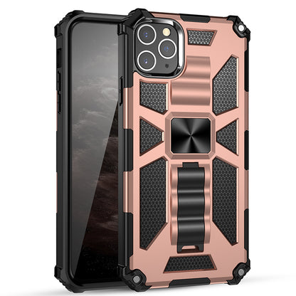 Shockproof Invisible Kickstand PC + TPU Combo Case for iPhone 11 Pro 5.8 inch