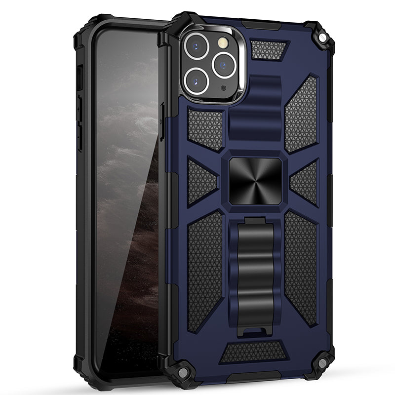 Shockproof Invisible Kickstand PC + TPU Combo Case for iPhone 11 Pro 5.8 inch