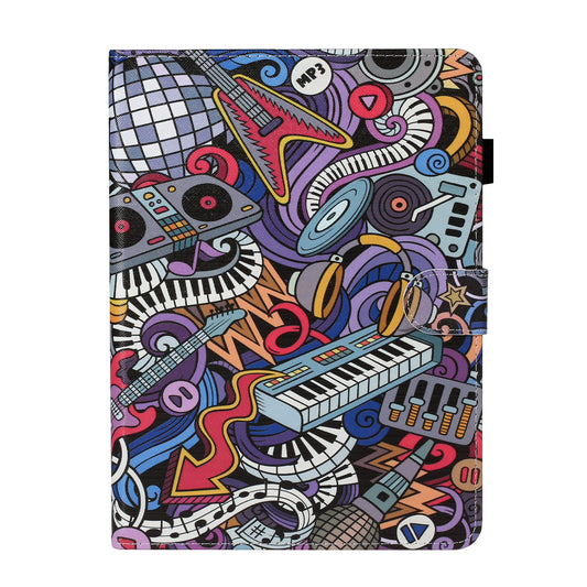 Pattern Printing Card Holder Leather Tablet Case for iPad Pro 11-inch (2020)/(2018)