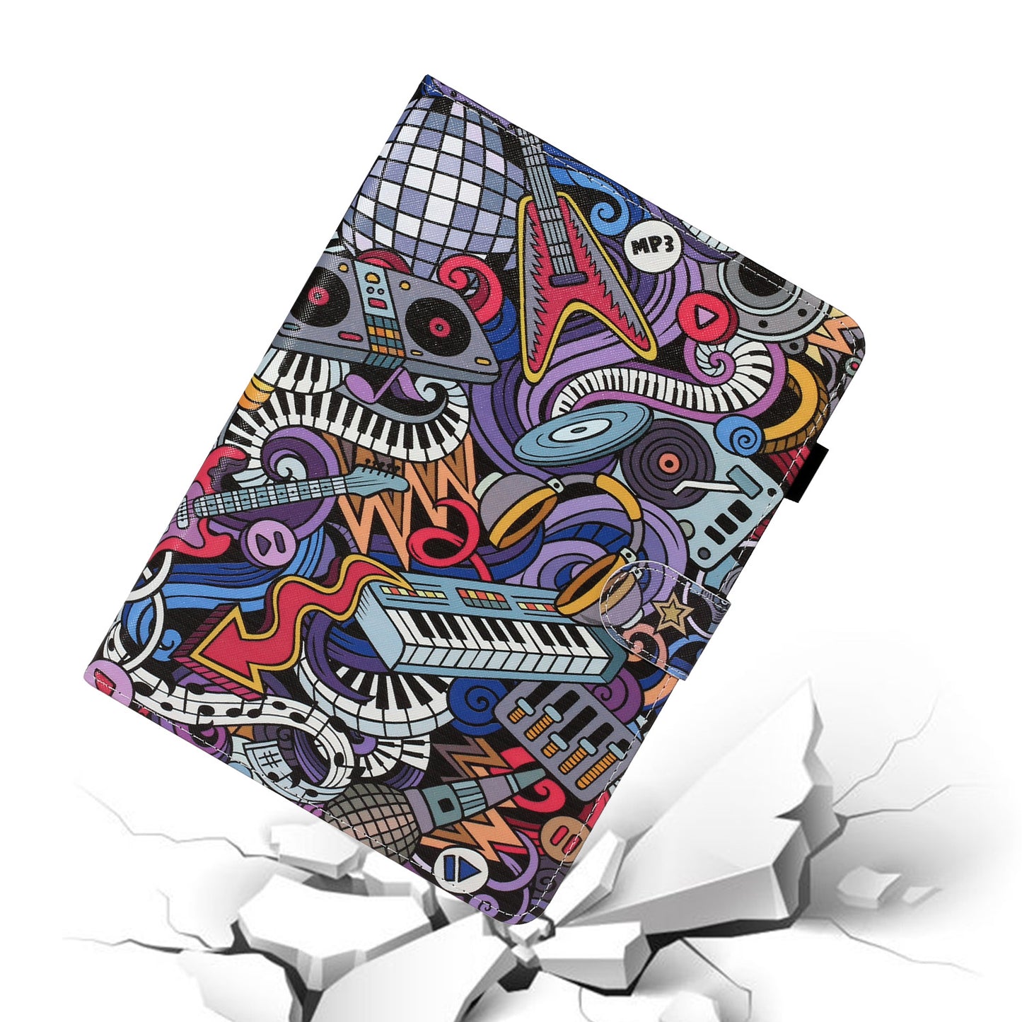 Pattern Printing Card Holder Leather Tablet Case for iPad Pro 11-inch (2020)/(2018)