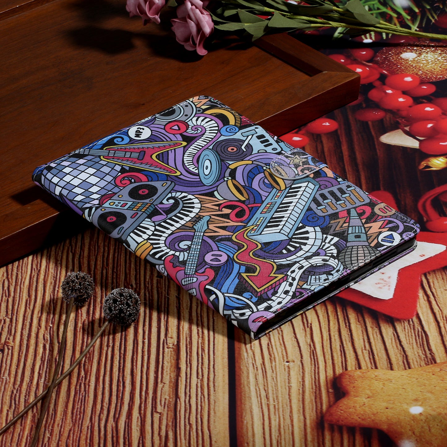 Pattern Printing Card Holder Leather Tablet Case for iPad Pro 11-inch (2020)/(2018)