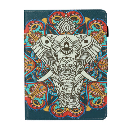 Pattern Printing Card Holder Leather Tablet Case for iPad Pro 11-inch (2020)/(2018)