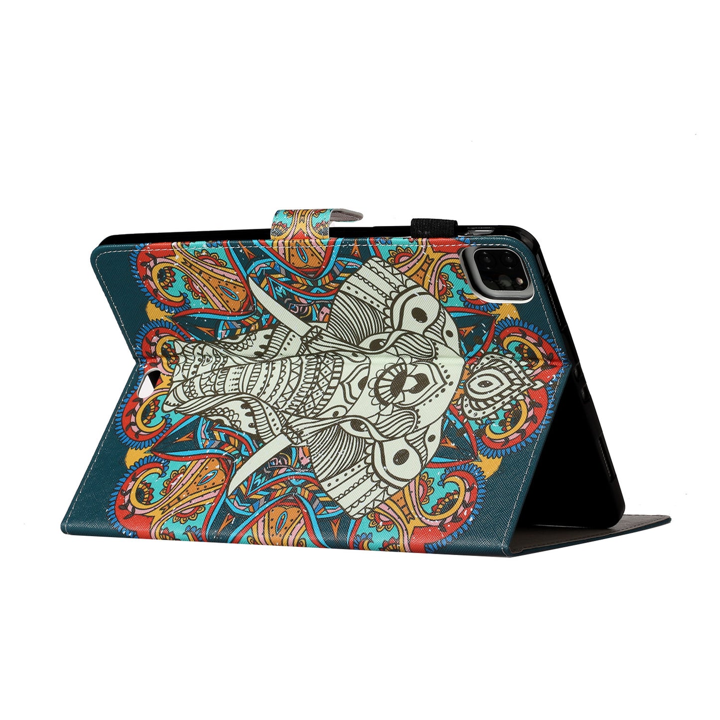 Pattern Printing Card Holder Leather Tablet Case for iPad Pro 11-inch (2020)/(2018)