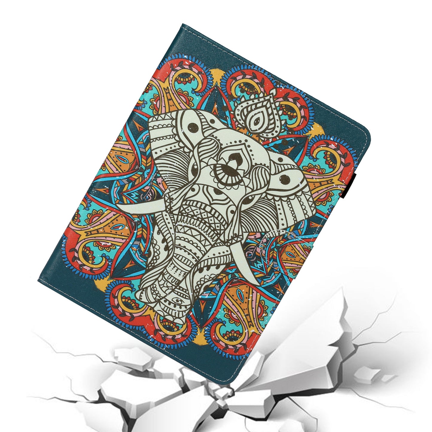 Pattern Printing Card Holder Leather Tablet Case for iPad Pro 11-inch (2020)/(2018)