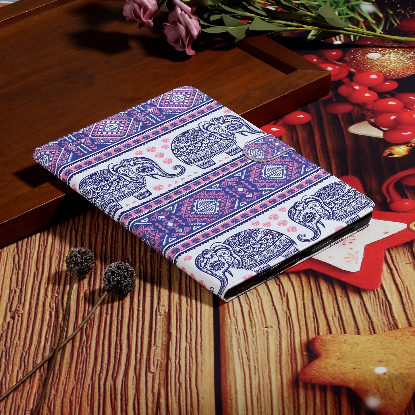 Pattern Printing Card Holder Leather Tablet Case for iPad Pro 11-inch (2020)/(2018)