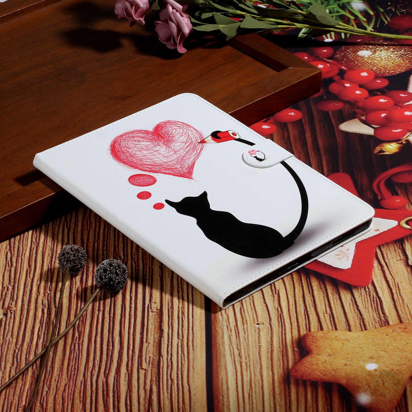 Pattern Printing Card Holder Leather Tablet Case for iPad Pro 11-inch (2020)/(2018)