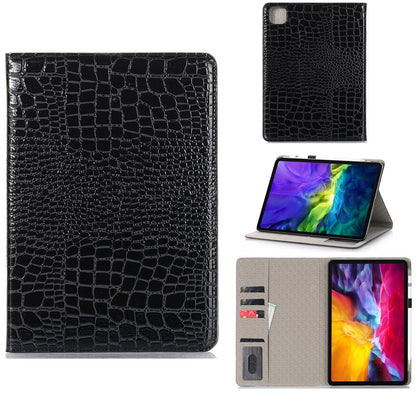 Crocodile Texture Wallet Leather Smart Tablet Case Cover for Apple iPad Pro 12.9-inch (2020)/(2018)