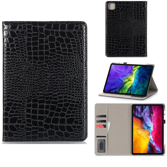 Crocodile Texture Wallet Leather Smart Tablet Case Cover for Apple iPad Pro 12.9-inch (2020)/(2018)