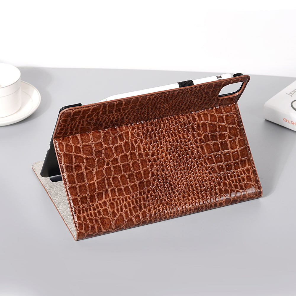 Crocodile Texture Wallet Leather Smart Tablet Case Cover for Apple iPad Pro 12.9-inch (2020)/(2018)