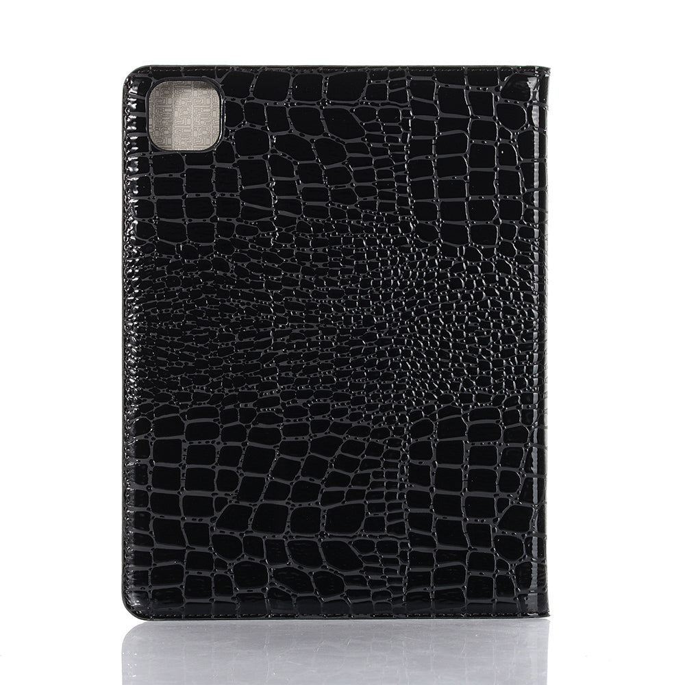 Crocodile Skin Wallet Stand Smart Leather Tablet Casing for iPad Pro 11-inch (2020)