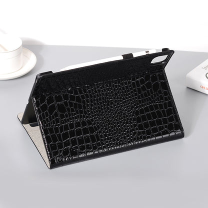 Crocodile Skin Wallet Stand Smart Leather Tablet Casing for iPad Pro 11-inch (2020)