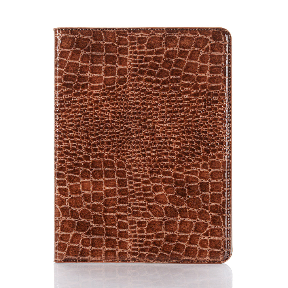 Crocodile Skin Wallet Stand Smart Leather Tablet Casing for iPad Pro 11-inch (2020)