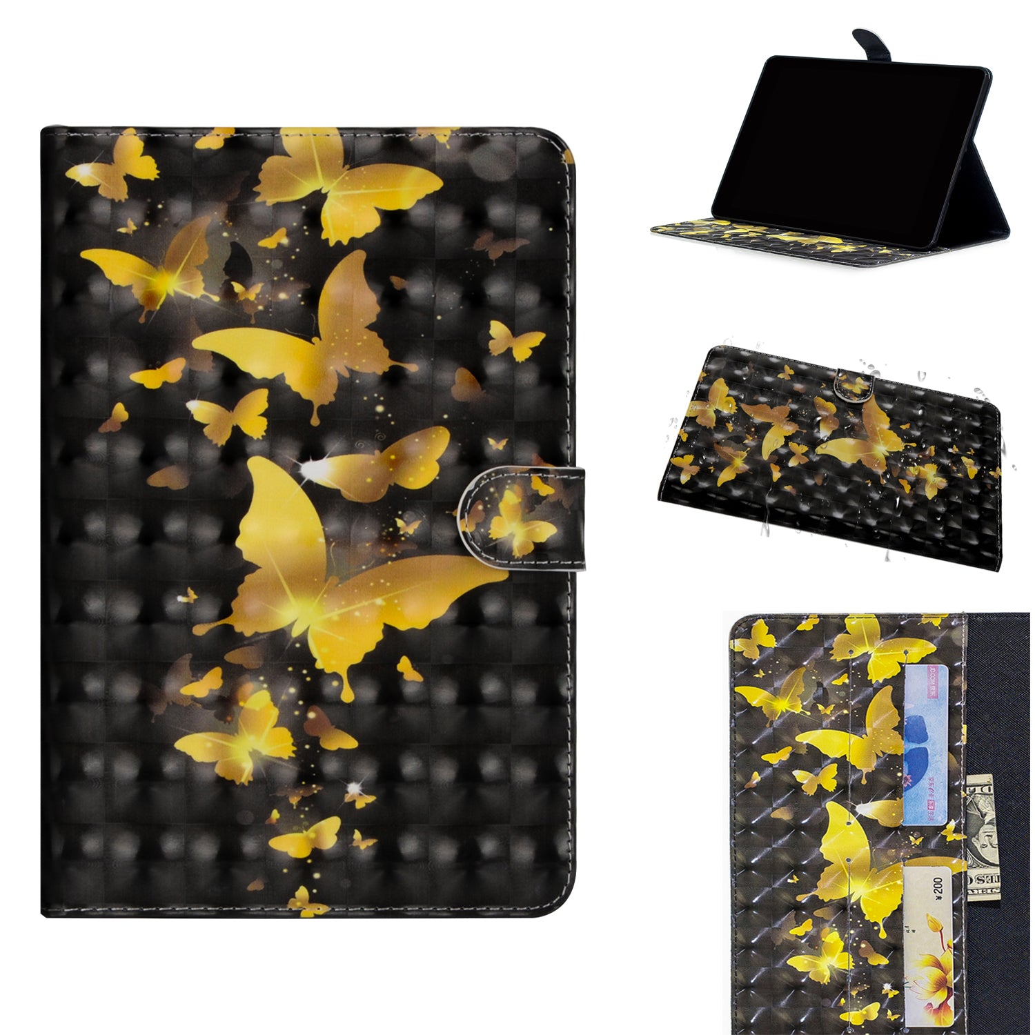 Light Spot Decor Pattern Printing Leather Tablet Case for iPad Pro 11-inch (2020)/(2018)