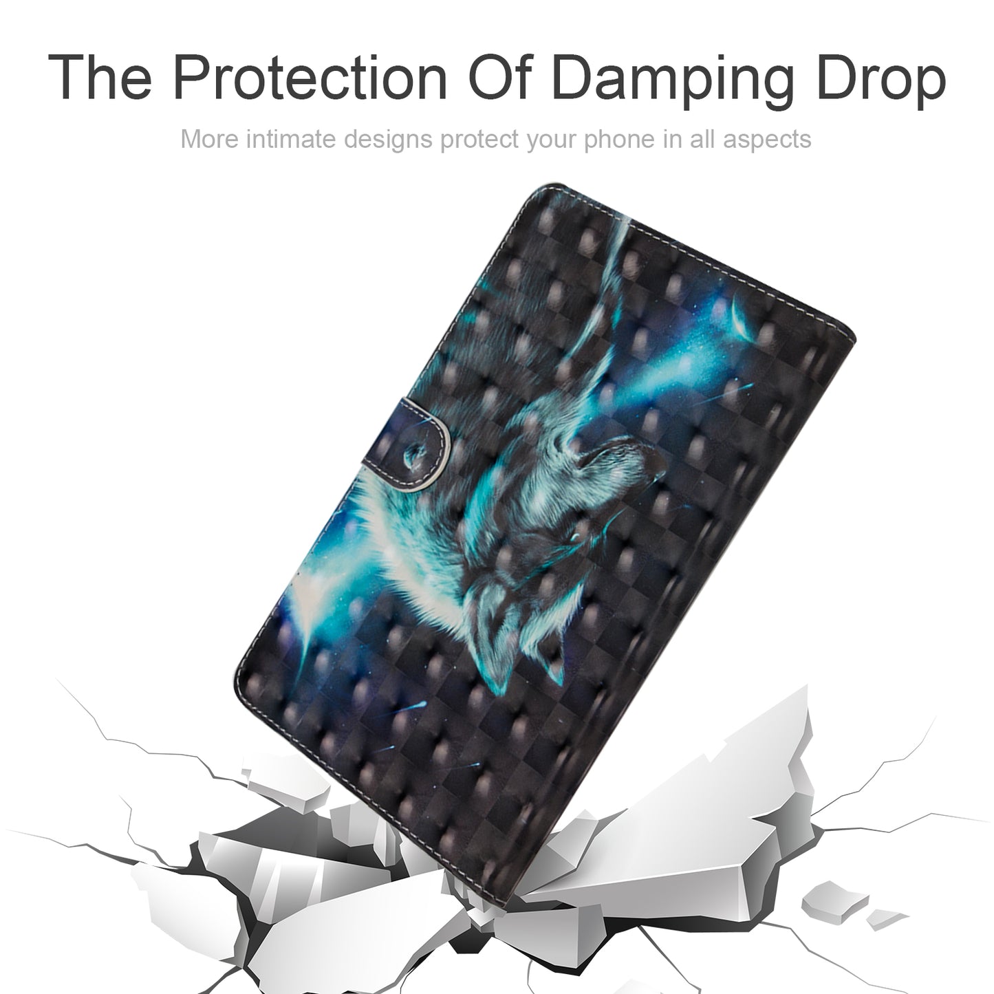Light Spot Decor Pattern Printing Leather Tablet Case for iPad Pro 11-inch (2020)/(2018)