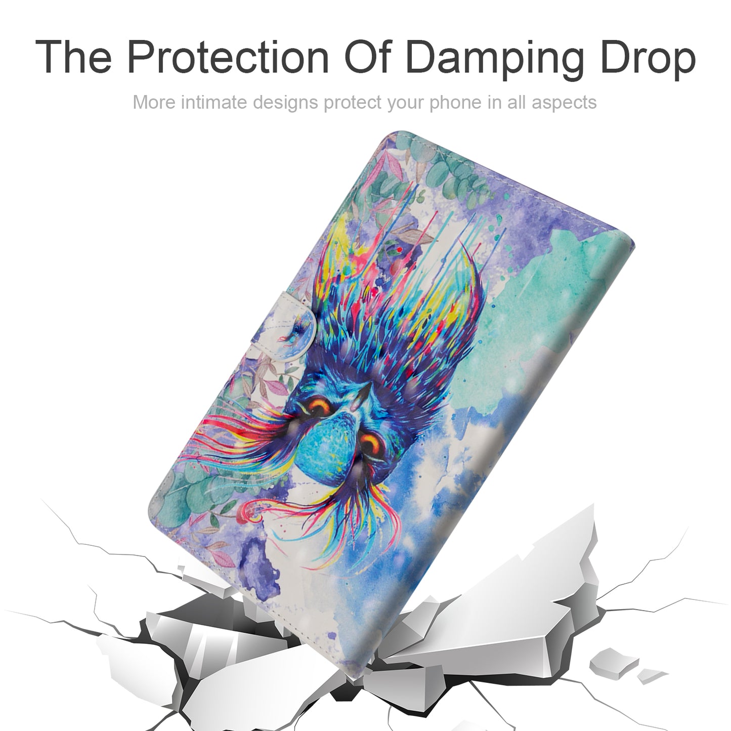 Light Spot Decor Pattern Printing Leather Tablet Case for iPad Pro 11-inch (2020)/(2018)