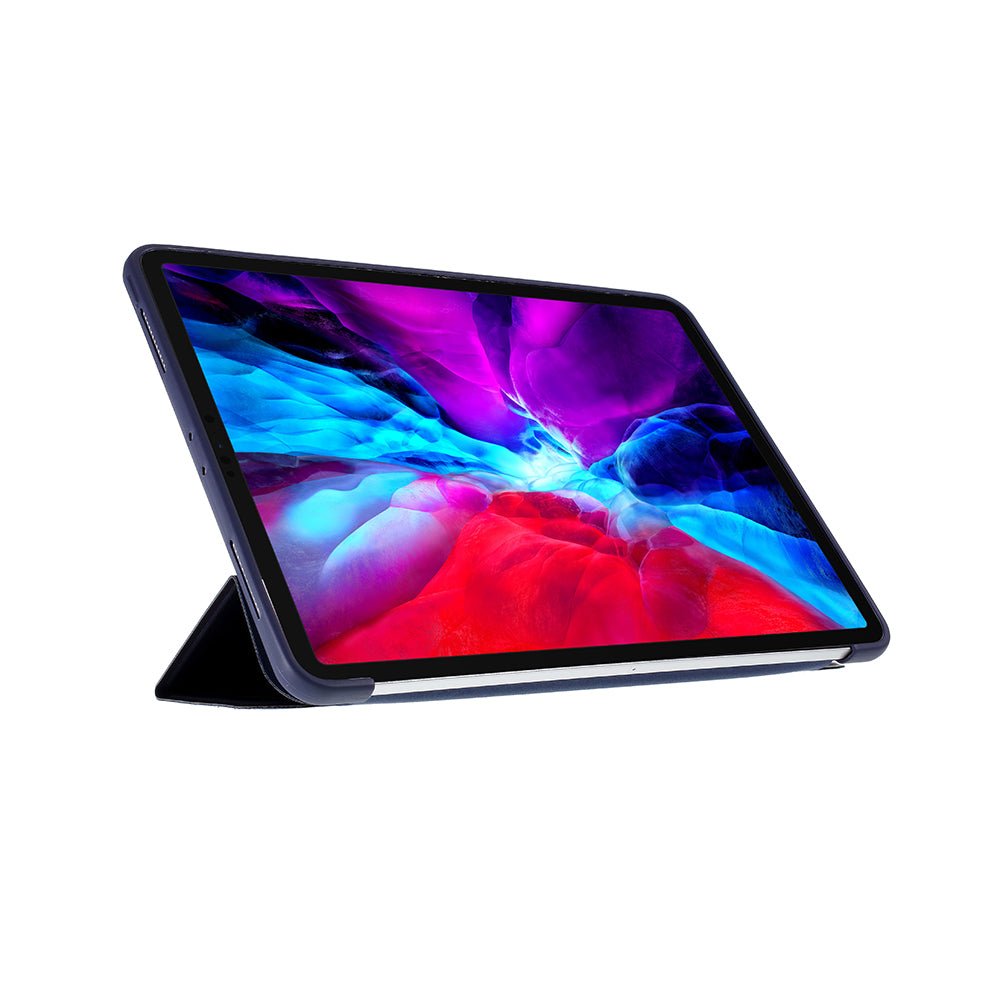 Tri-fold Leather Stand Case for iPad Pro 11-inch (2020)