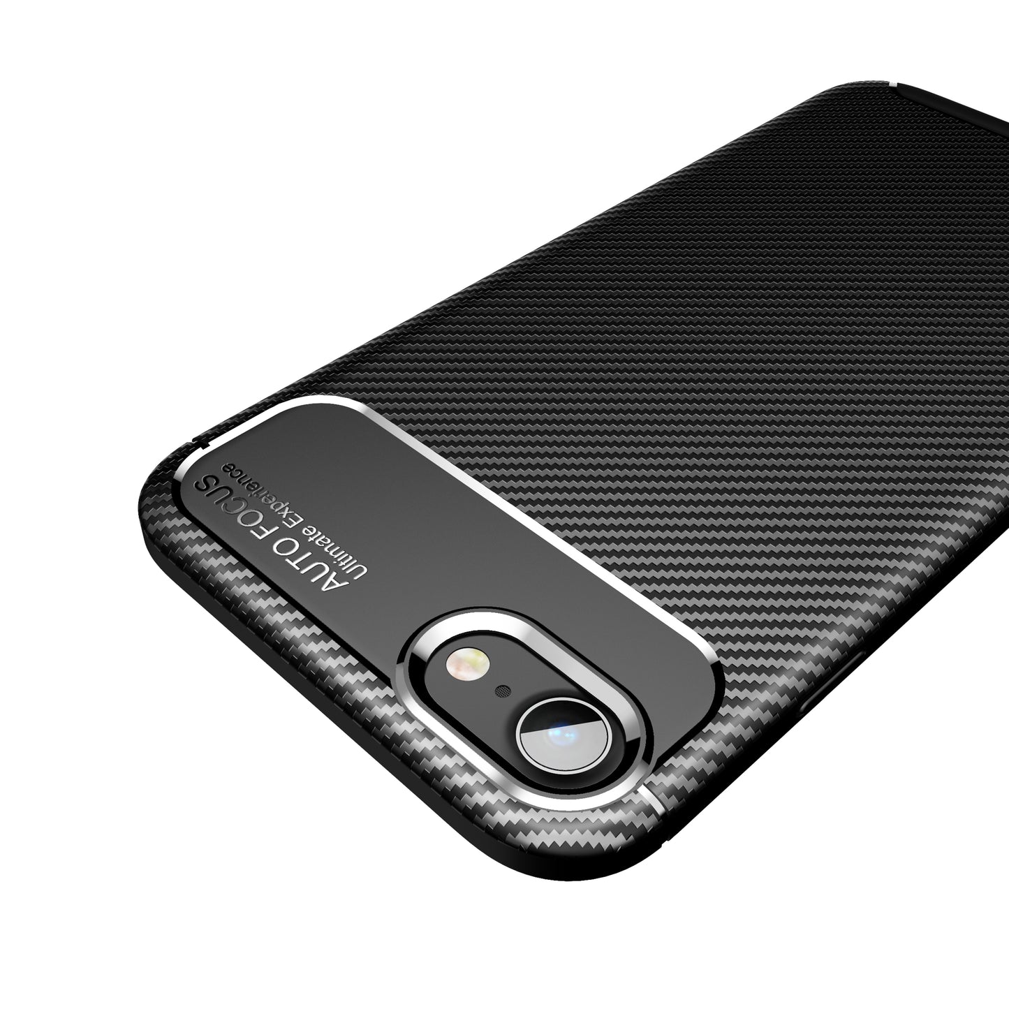 Carbon Fiber TPU Soft Cell Phone Case for iPhone SE (2020)/SE (2022)/8/7