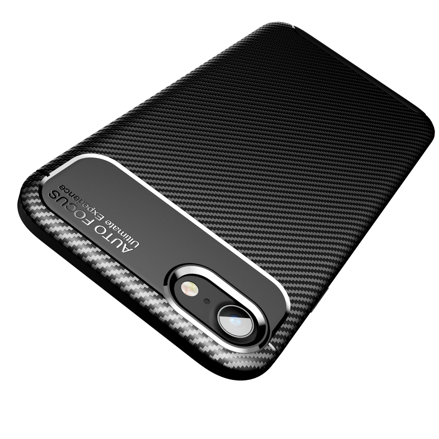 Carbon Fiber TPU Soft Cell Phone Case for iPhone SE (2020)/SE (2022)/8/7