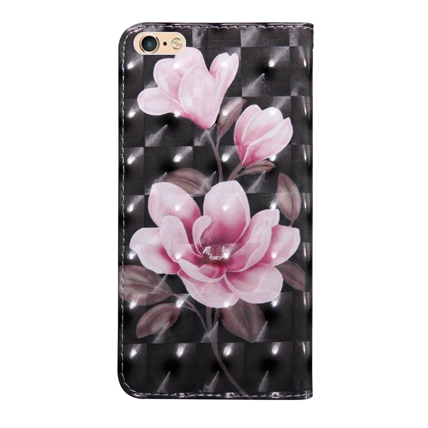 Light Spot Decor Pattern Printing Leather Phone Case for Apple iPhone SE (2022)/SE (2020)/8/7 4.7 inch