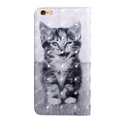 Light Spot Decor Pattern Printing Leather Phone Case for Apple iPhone SE (2022)/SE (2020)/8/7 4.7 inch
