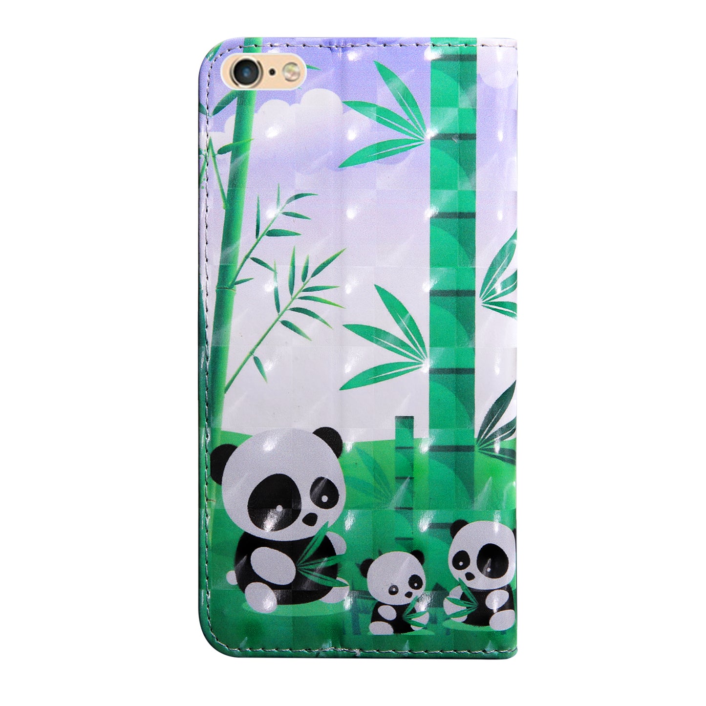 Light Spot Decor Pattern Printing Leather Phone Case for Apple iPhone SE (2022)/SE (2020)/8/7 4.7 inch