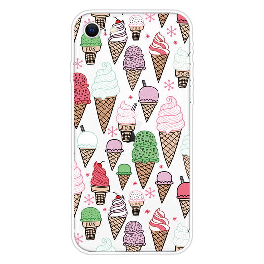 Pattern Printing TPU Soft Phone Cover for iPhone SE (2022)/SE (2020)/8/7 4.7 inch