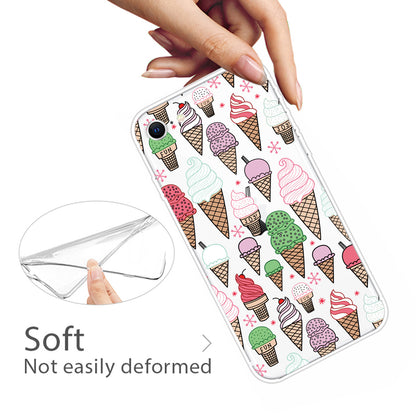 Pattern Printing TPU Soft Phone Cover for iPhone SE (2022)/SE (2020)/8/7 4.7 inch