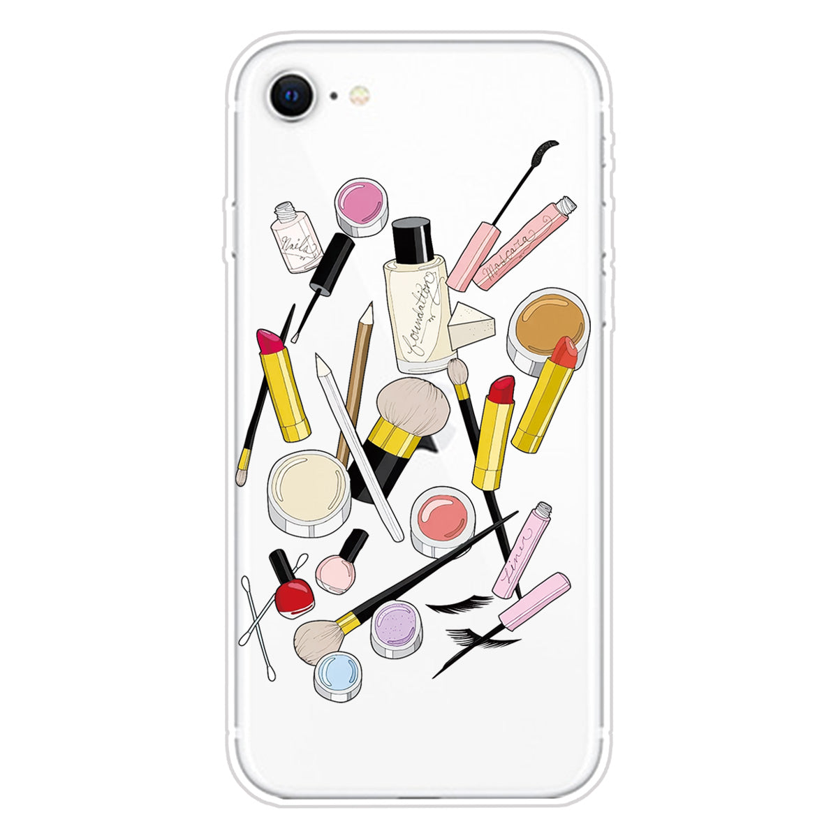 Pattern Printing TPU Soft Phone Cover for iPhone SE (2022)/SE (2020)/8/7 4.7 inch