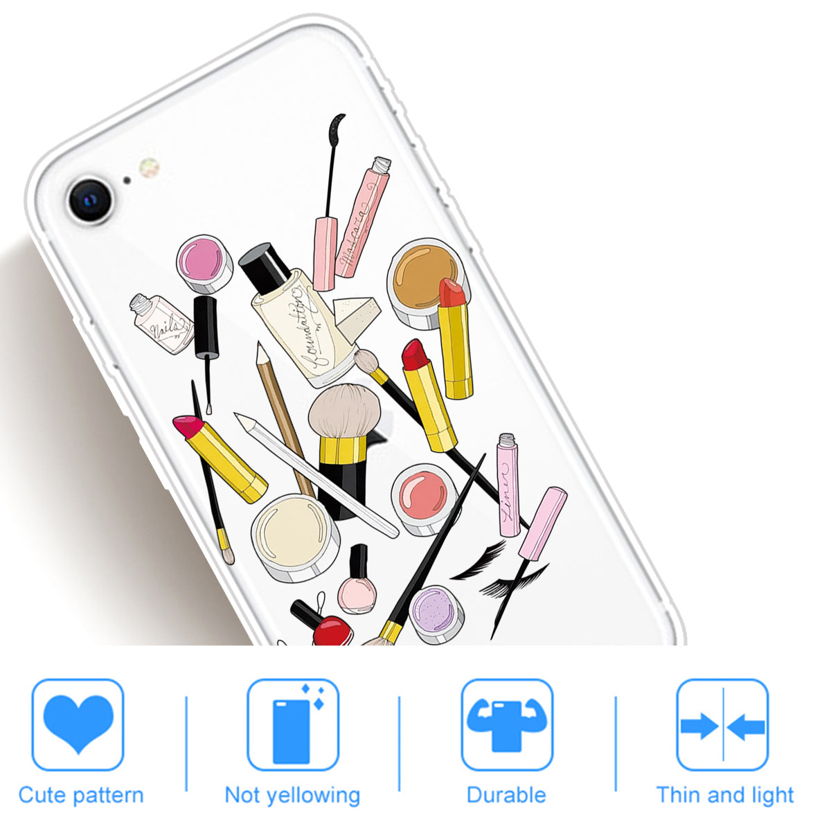 Pattern Printing TPU Soft Phone Cover for iPhone SE (2022)/SE (2020)/8/7 4.7 inch