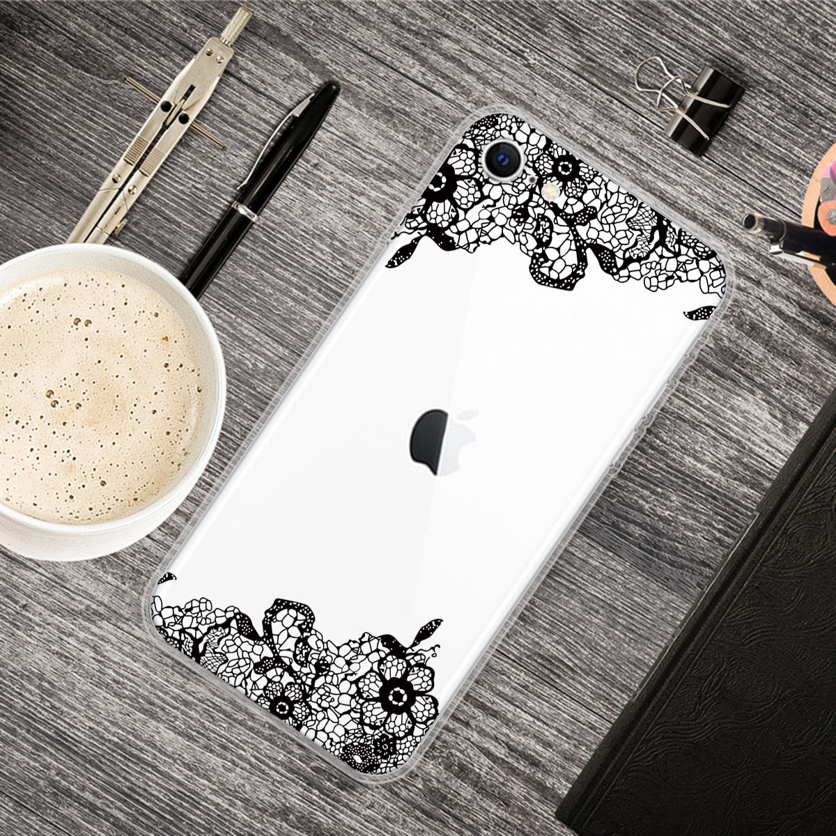 Pattern Printing TPU Soft Phone Cover for iPhone SE (2022)/SE (2020)/8/7 4.7 inch