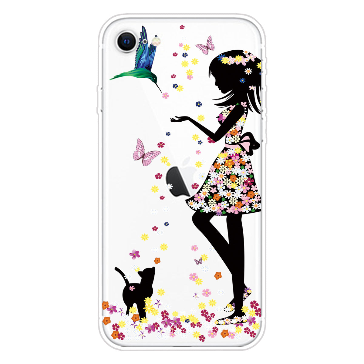 Pattern Printing TPU Soft Phone Cover for iPhone SE (2022)/SE (2020)/8/7 4.7 inch
