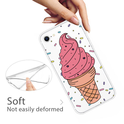 Pattern Printing TPU Soft Phone Cover for iPhone SE (2022)/SE (2020)/8/7 4.7 inch