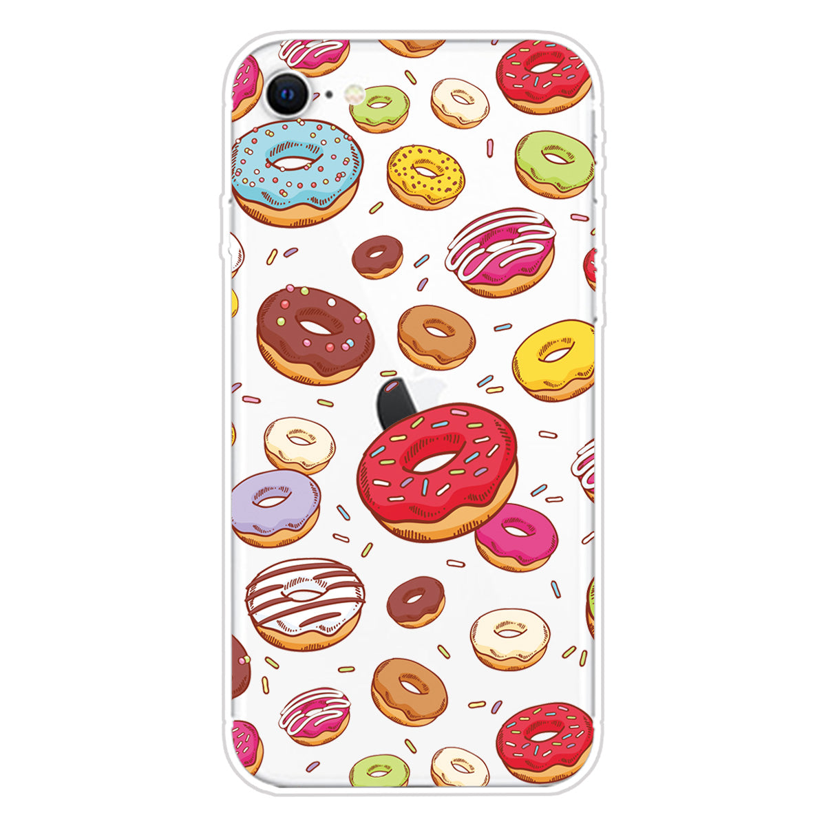 Pattern Printing TPU Soft Phone Cover for iPhone SE (2022)/SE (2020)/8/7 4.7 inch