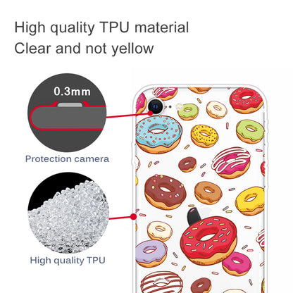 Pattern Printing TPU Soft Phone Cover for iPhone SE (2022)/SE (2020)/8/7 4.7 inch