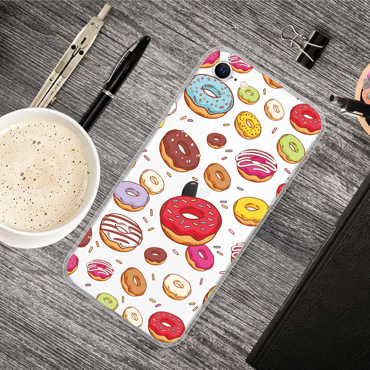 Pattern Printing TPU Soft Phone Cover for iPhone SE (2022)/SE (2020)/8/7 4.7 inch