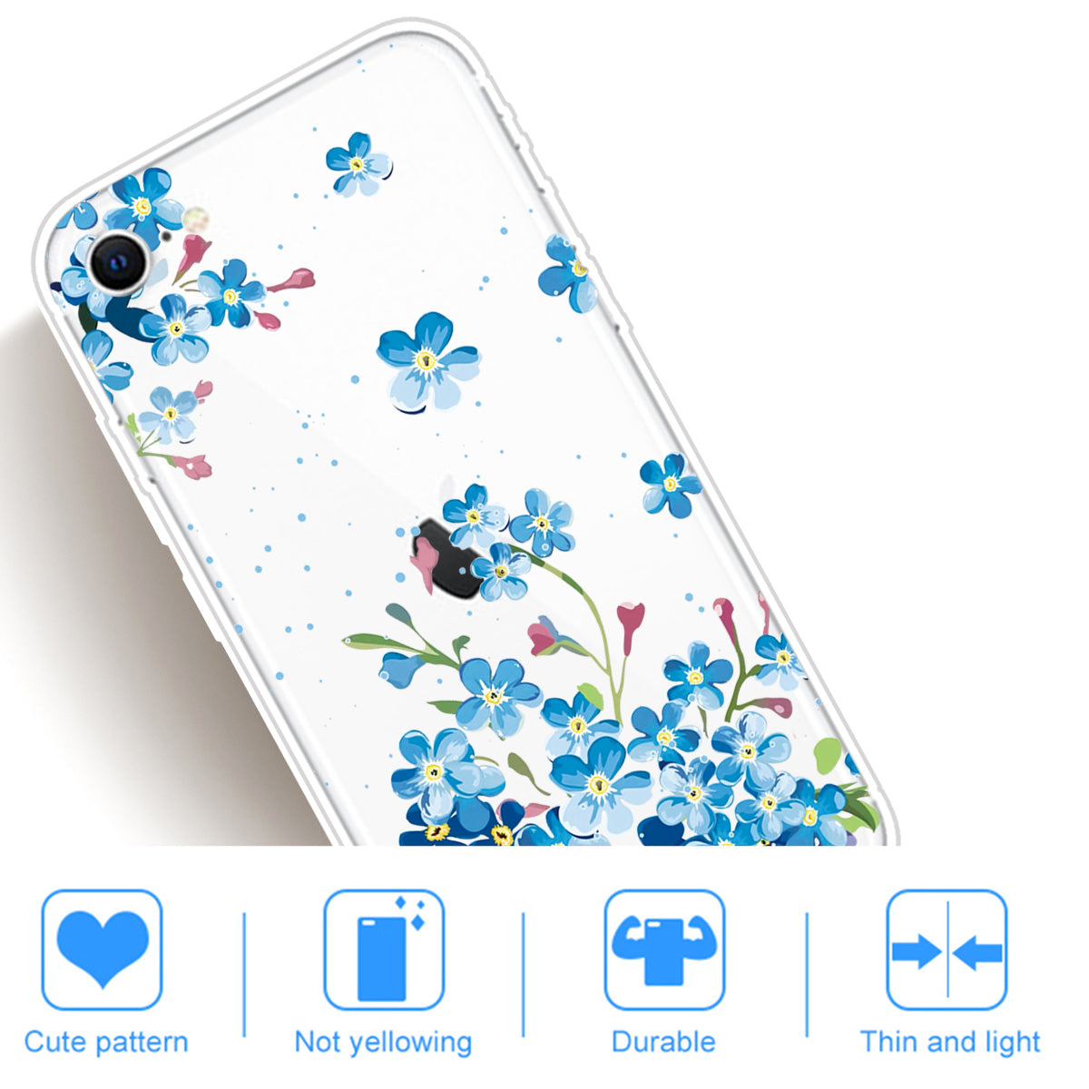 Pattern Printing TPU Soft Phone Cover for iPhone SE (2022)/SE (2020)/8/7 4.7 inch