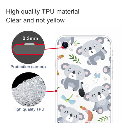 Pattern Printing TPU Soft Phone Cover for iPhone SE (2022)/SE (2020)/8/7 4.7 inch