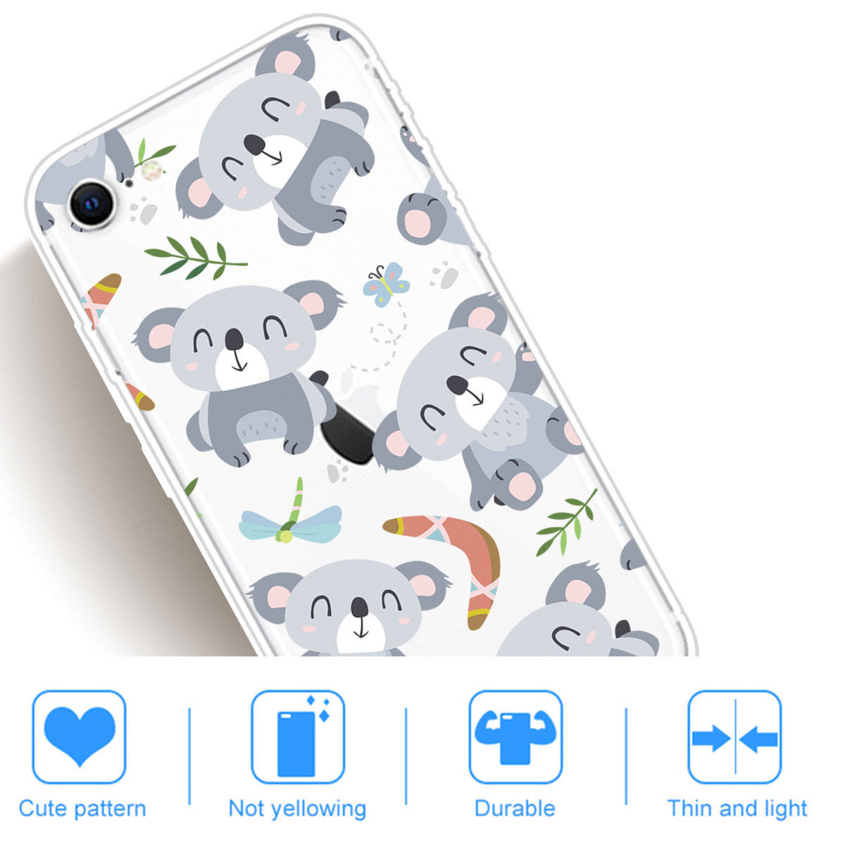 Pattern Printing TPU Soft Phone Cover for iPhone SE (2022)/SE (2020)/8/7 4.7 inch