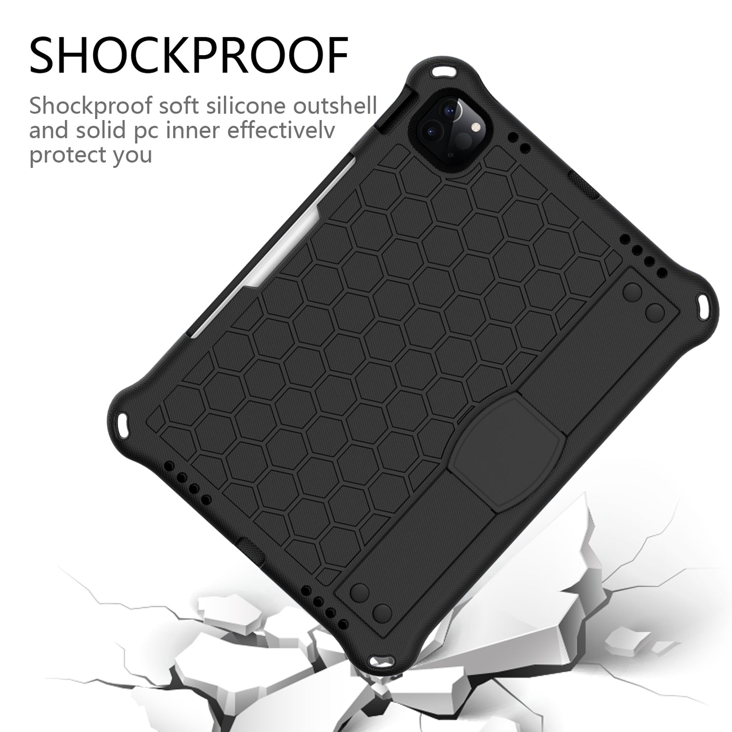 Honeycomb Texture EVA Tablet Hybrid Tablet Case for iPad Pro 11-inch (2021)/(2020)/(2018)
