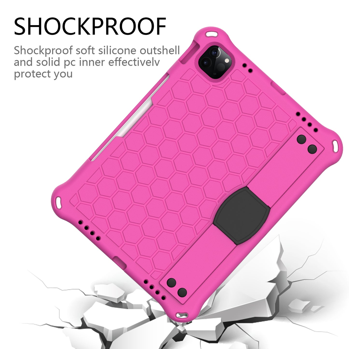Honeycomb Texture EVA Tablet Hybrid Tablet Case for iPad Pro 11-inch (2021)/(2020)/(2018)