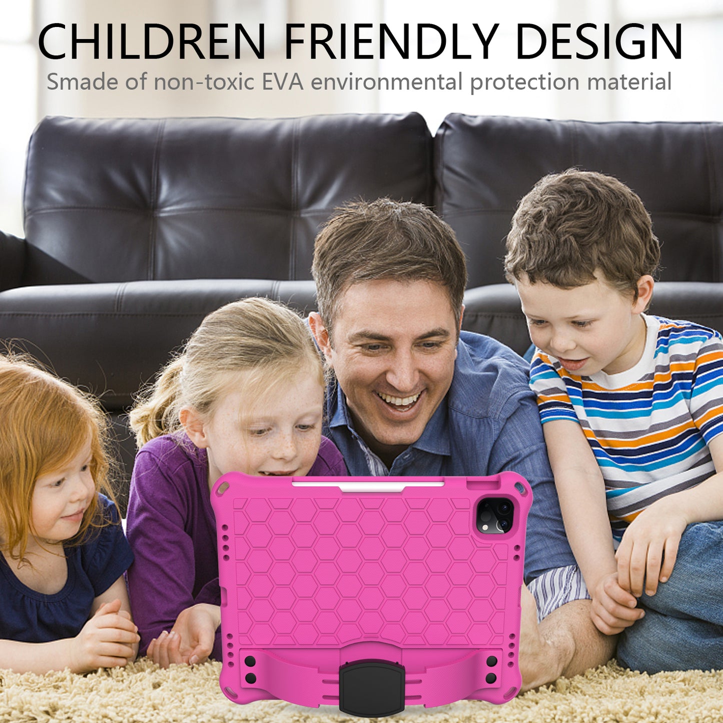 Honeycomb Texture EVA Tablet Hybrid Tablet Case for iPad Pro 11-inch (2021)/(2020)/(2018)